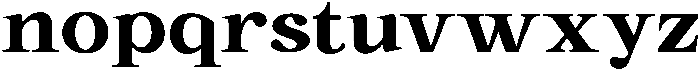 Romantic Editorial Black otf (900) Font LOWERCASE