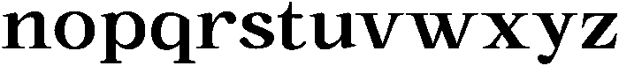 Romantic Editorial Bold otf (700) Font LOWERCASE