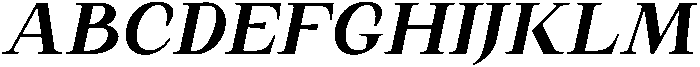 Romantic Editorial Extra Bold Italic otf (700) Font UPPERCASE