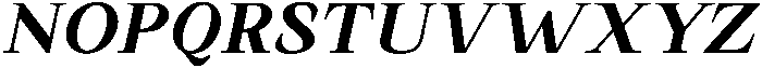 Romantic Editorial Extra Bold Italic otf (700) Font UPPERCASE