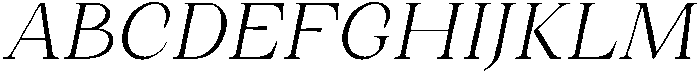 Romantic Editorial Extra Light Italic otf (200) Font UPPERCASE