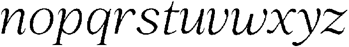 Romantic Editorial Extra Light Italic otf (200) Font LOWERCASE