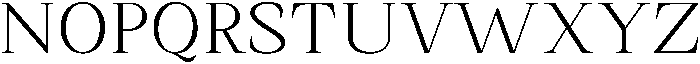 Romantic Editorial Extra Light otf (200) Font UPPERCASE