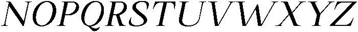Romantic Editorial Italic otf (400) Font UPPERCASE