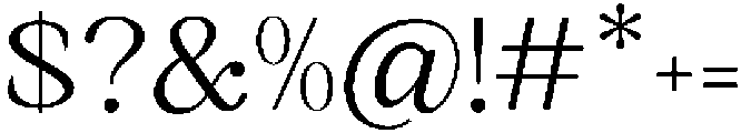 Romantic Editorial Light otf (300) Font OTHER CHARS