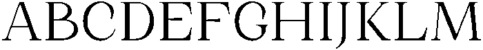 Romantic Editorial Light otf (300) Font UPPERCASE