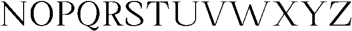 Romantic Editorial Light otf (300) Font UPPERCASE