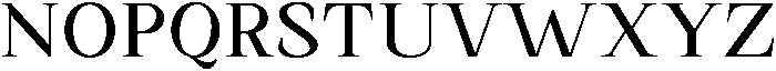 Romantic Editorial Medium otf (500) Font UPPERCASE