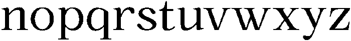 Romantic Editorial Regular otf (400) Font LOWERCASE