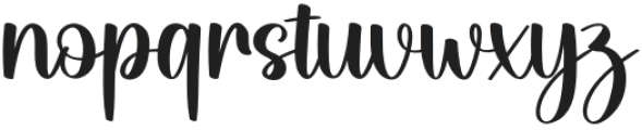 Romantic Moment Regular otf (400) Font LOWERCASE
