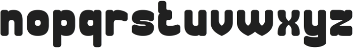 Romantic Rebellion Bold otf (700) Font LOWERCASE