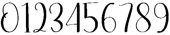 Romantic Regular otf (400) Font OTHER CHARS