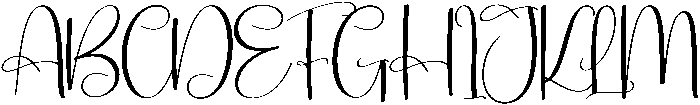Romantic Regular otf (400) Font UPPERCASE