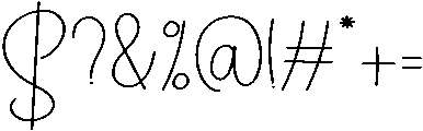 Romantic Regular otf (400) Font OTHER CHARS