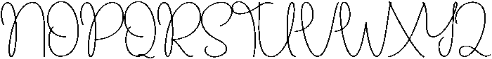 Romantic Regular otf (400) Font UPPERCASE