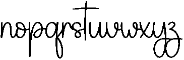 Romantic Regular otf (400) Font LOWERCASE
