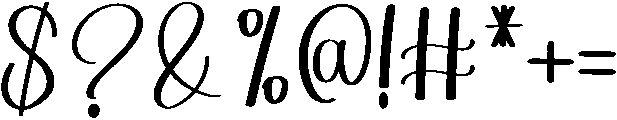 Romantic Regular otf (400) Font OTHER CHARS