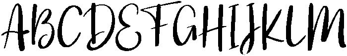 Romantic Regular otf (400) Font UPPERCASE