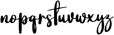 Romantic Regular otf (400) Font LOWERCASE