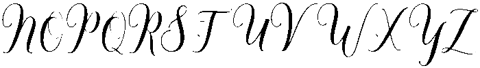 Romantic Regular otf (400) Font UPPERCASE