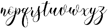 Romantic Regular otf (400) Font LOWERCASE