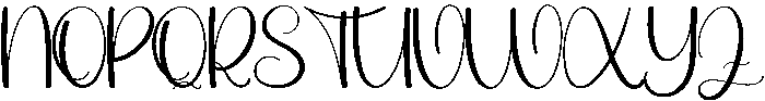Romantic Regular otf (400) Font UPPERCASE