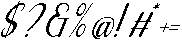 Romantic Regular otf (400) Font OTHER CHARS