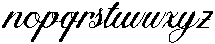 Romantic Regular otf (400) Font LOWERCASE