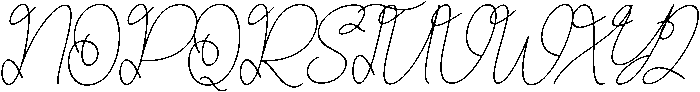 Romantic Regular otf (400) Font UPPERCASE