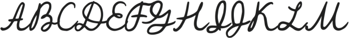 Romantic Signature Script ttf (400) Font UPPERCASE