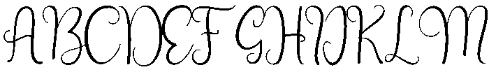 Romantic couple otf (400) Font UPPERCASE