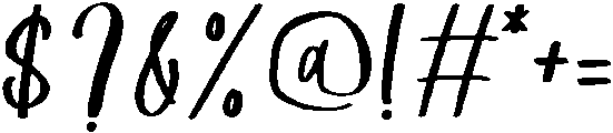 Romantic otf (400) Font OTHER CHARS