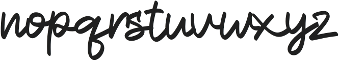 RomanticTropical Regular otf (400) Font LOWERCASE