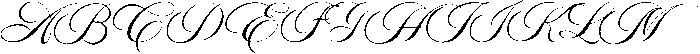Romantica Regular otf (400) Font UPPERCASE