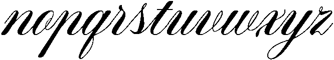 Romantica Regular otf (400) Font LOWERCASE
