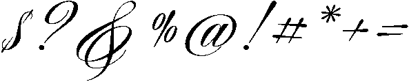 Romantica Regular otf (400) Font OTHER CHARS