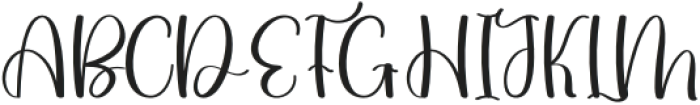 Romantica Regular otf (400) Font UPPERCASE