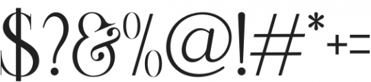 Romantica Serif otf (400) Font OTHER CHARS