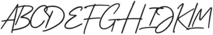 Romantica Signature Regular otf (400) Font UPPERCASE