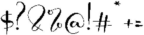 Romantica otf (400) Font OTHER CHARS