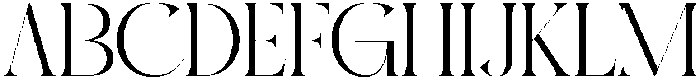 Romas Vontela Regular otf (400) Font UPPERCASE
