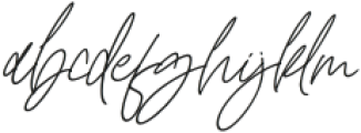 Romatine Signature Italic otf (400) Font LOWERCASE