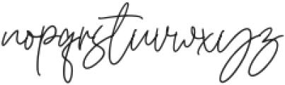 Romatine Signature otf (400) Font LOWERCASE