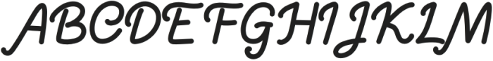 Rome Regular otf (400) Font UPPERCASE