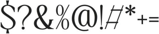 Romegrow Regular otf (400) Font OTHER CHARS