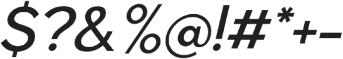 Romela Italic Medium otf (500) Font OTHER CHARS