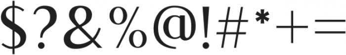 Romelio Sans Regular otf (400) Font OTHER CHARS