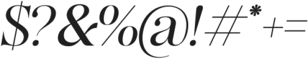 Romellis Light Italic otf (300) Font OTHER CHARS