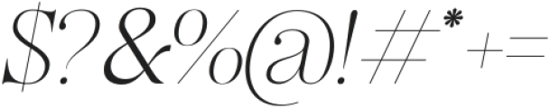Romellis Variable Thin Italic ttf (100) Font OTHER CHARS