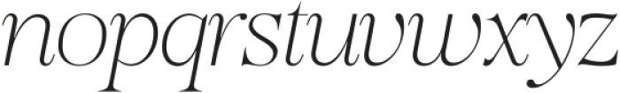 Romellis Variable Thin Italic ttf (100) Font LOWERCASE